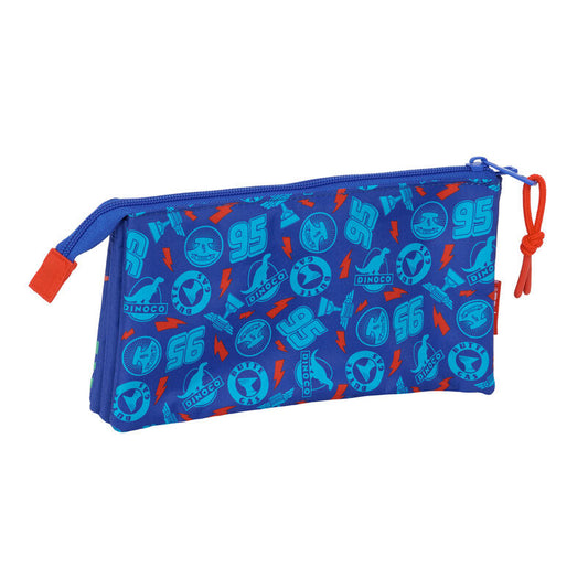 Estuche triple para lápices de Cars Disney Pixar