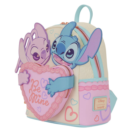 Be Mine Angel & Stitch Disney Loungefly Rucksack