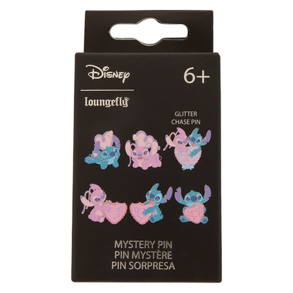 Pin's mystère en émail Angel & Stitch Disney Loungefly (boîte surprise)