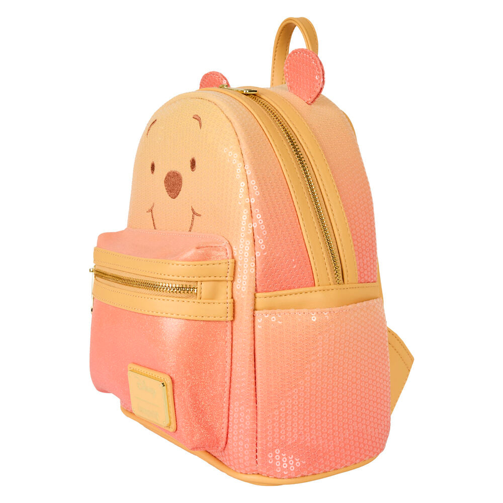 Zaino Loungefly Disney Winnie the Pooh con paillettes e glitter
