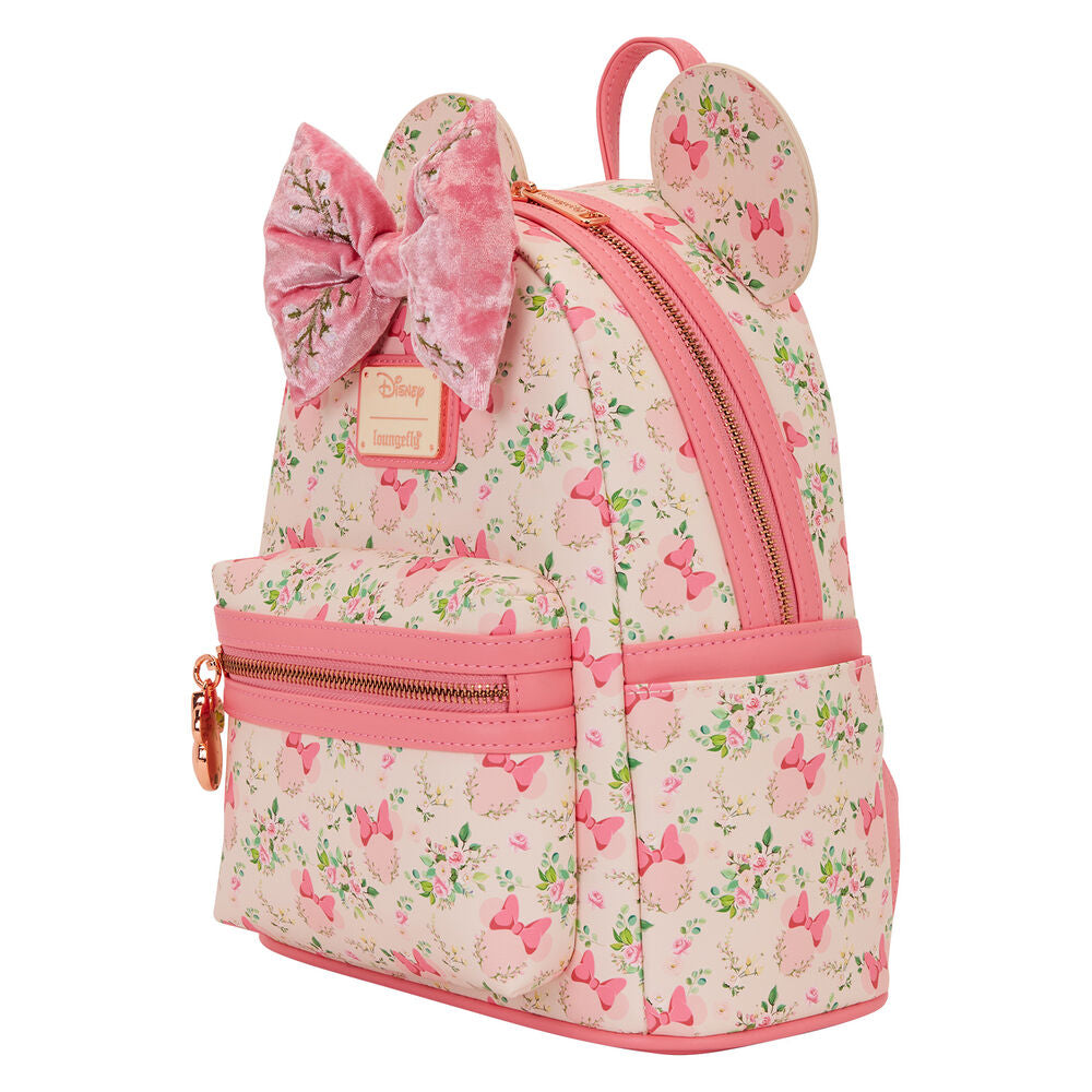 Floral Minnie Disney Loungefly Backpack