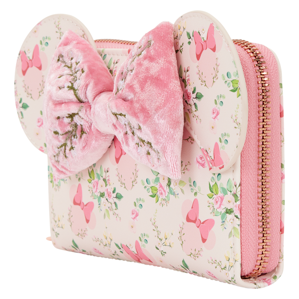 Floral Minnie Disney Loungefly Wallet