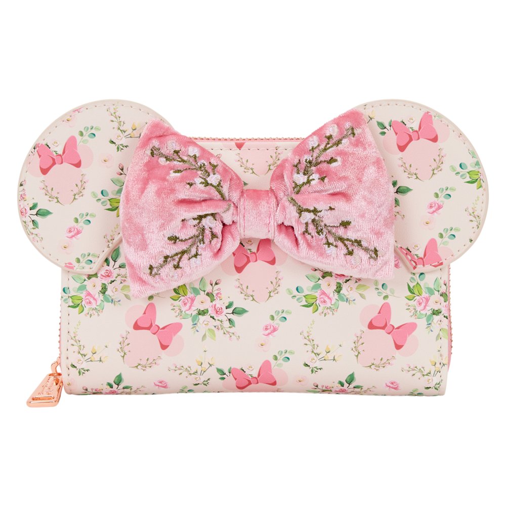 Floral Minnie Disney Loungefly Wallet