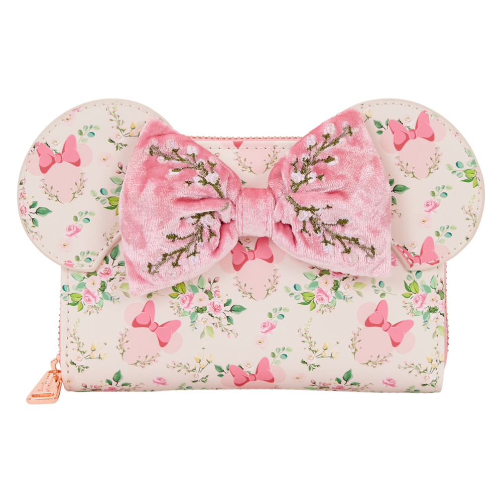Floral Minnie Disney Loungefly Wallet