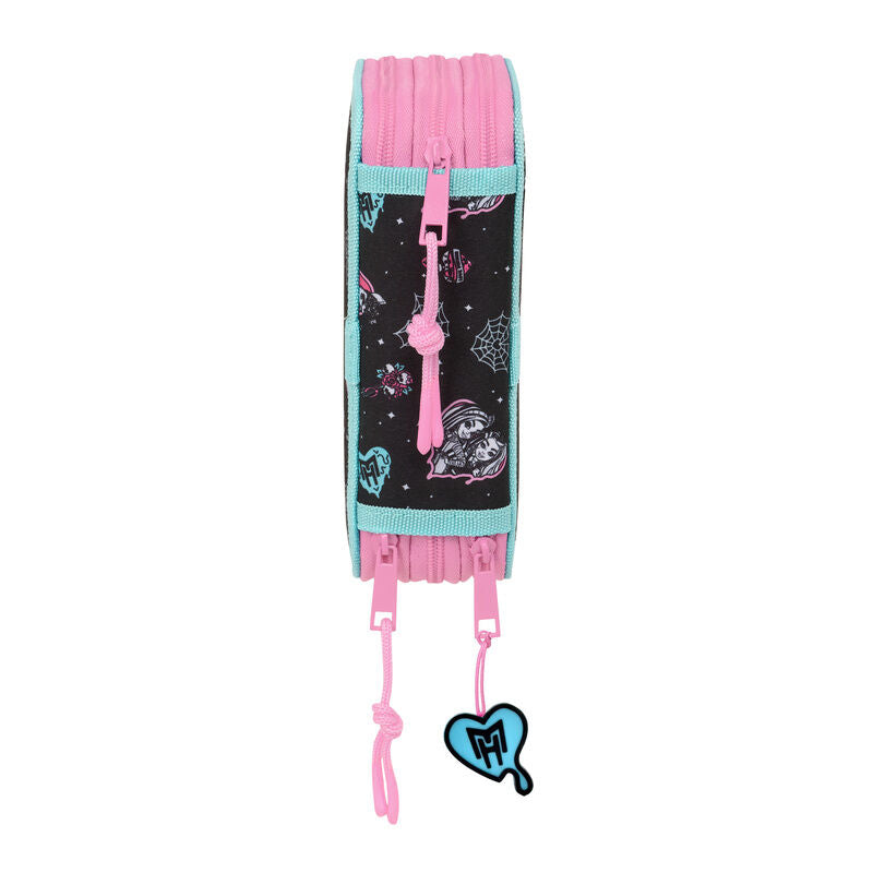 Monster High triple pencil case 37pcs