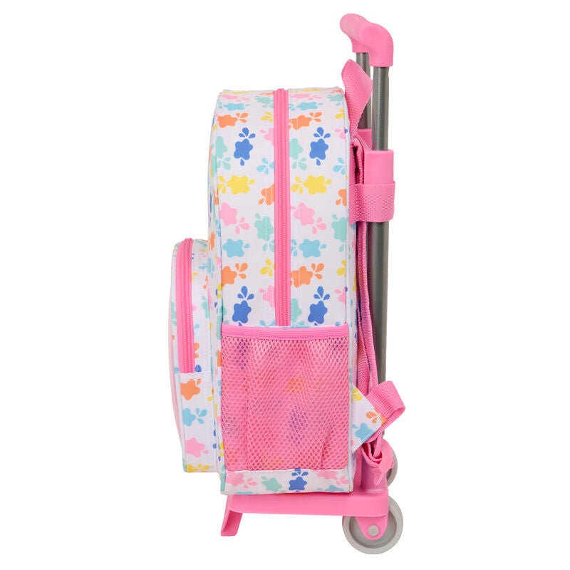 Carrito de Peppa Pig con forma de cerdito bebé 34 cm