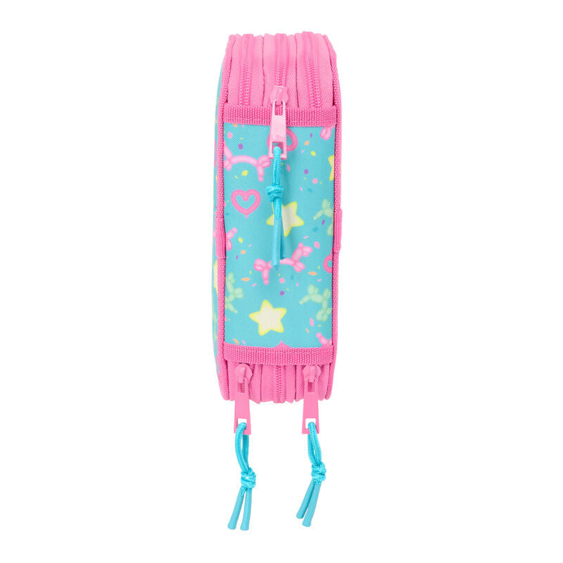 Astuccio portamatite Gabby's Dollhouse Confetti confezione tripla da 37 pezzi