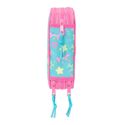 Astuccio portamatite Gabby's Dollhouse Confetti confezione tripla da 37 pezzi