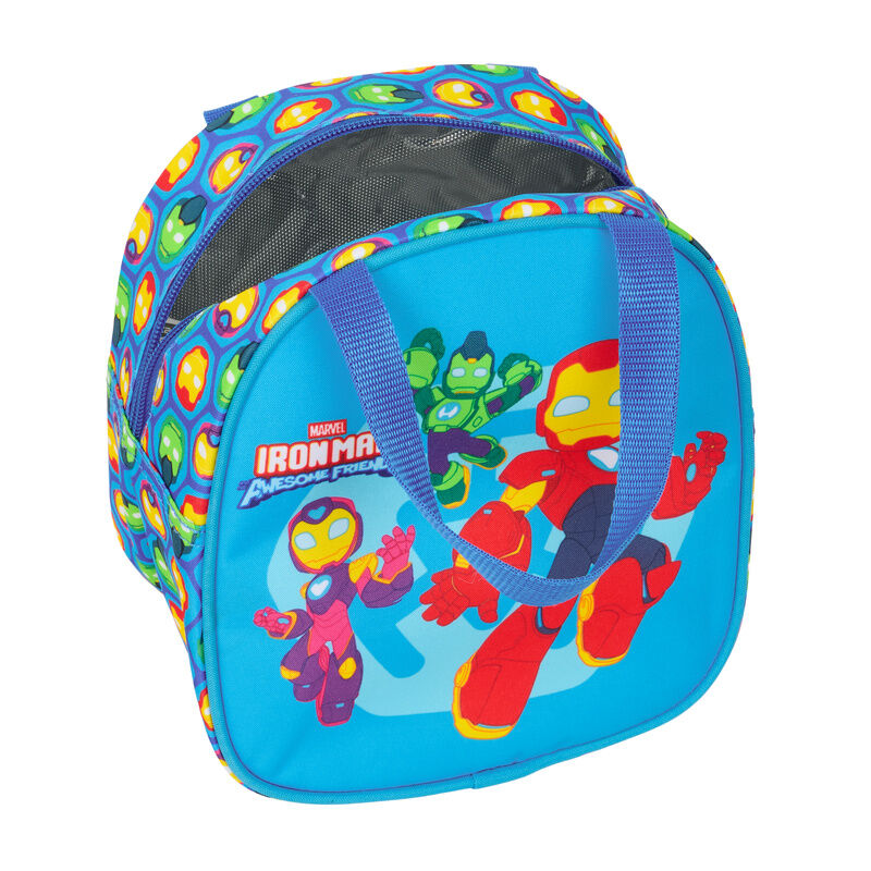 Iron Man Marvel lunch bag with thermos