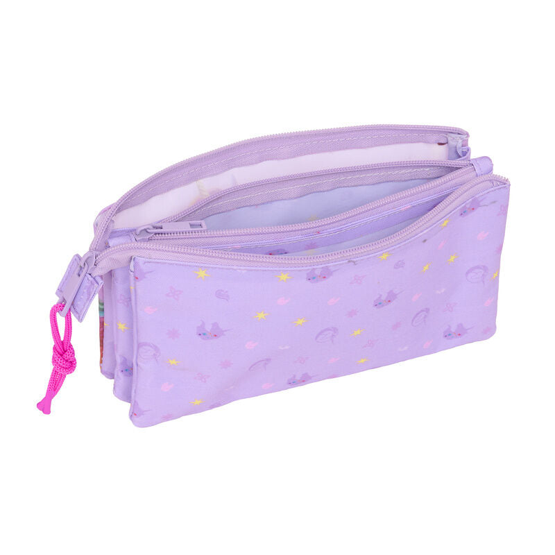 Trousse triple Unicorn Academy