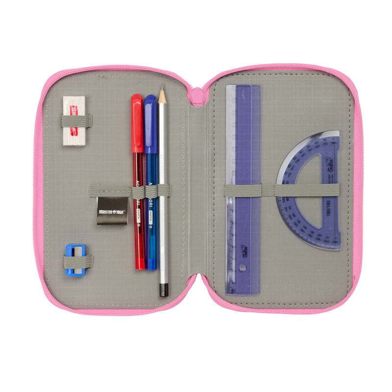 Monster High triple pencil case 37pcs