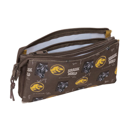 Jurassic World triple pencil case