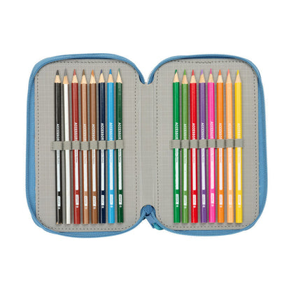 Frozen Disney triple pencil case 37pcs