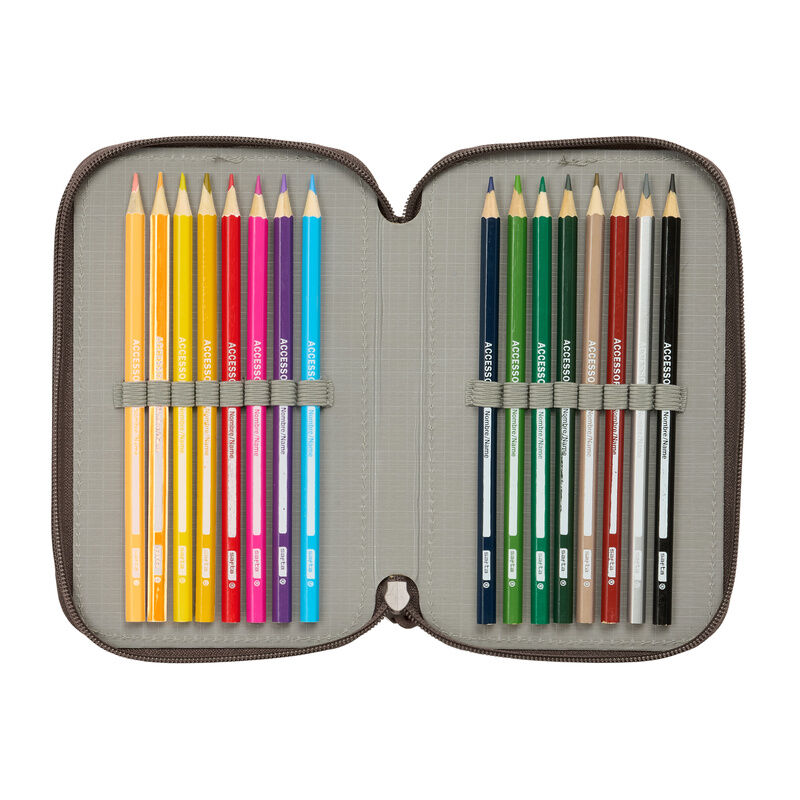 Jurassic World pencil case 37pcs triple