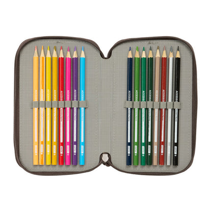Jurassic World pencil case 37pcs triple
