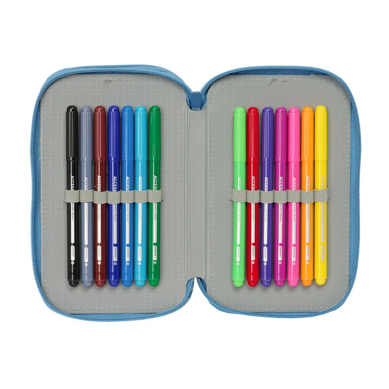 Frozen Disney triple pencil case 37pcs