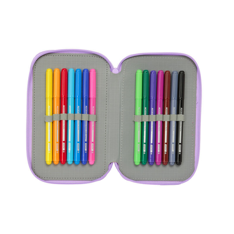 Piórnik Triple Unicorn Academia 37 szt