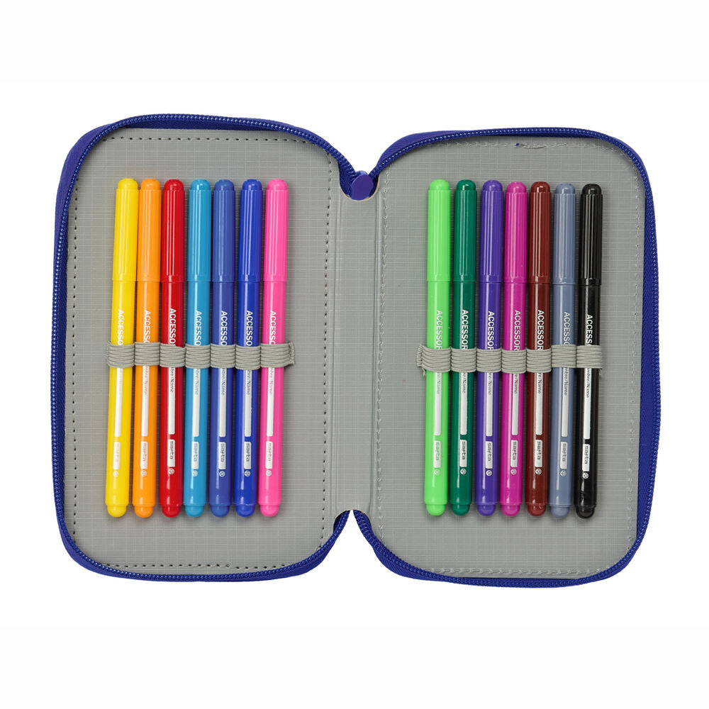 Estuche triple Atlético de Madrid 37uds