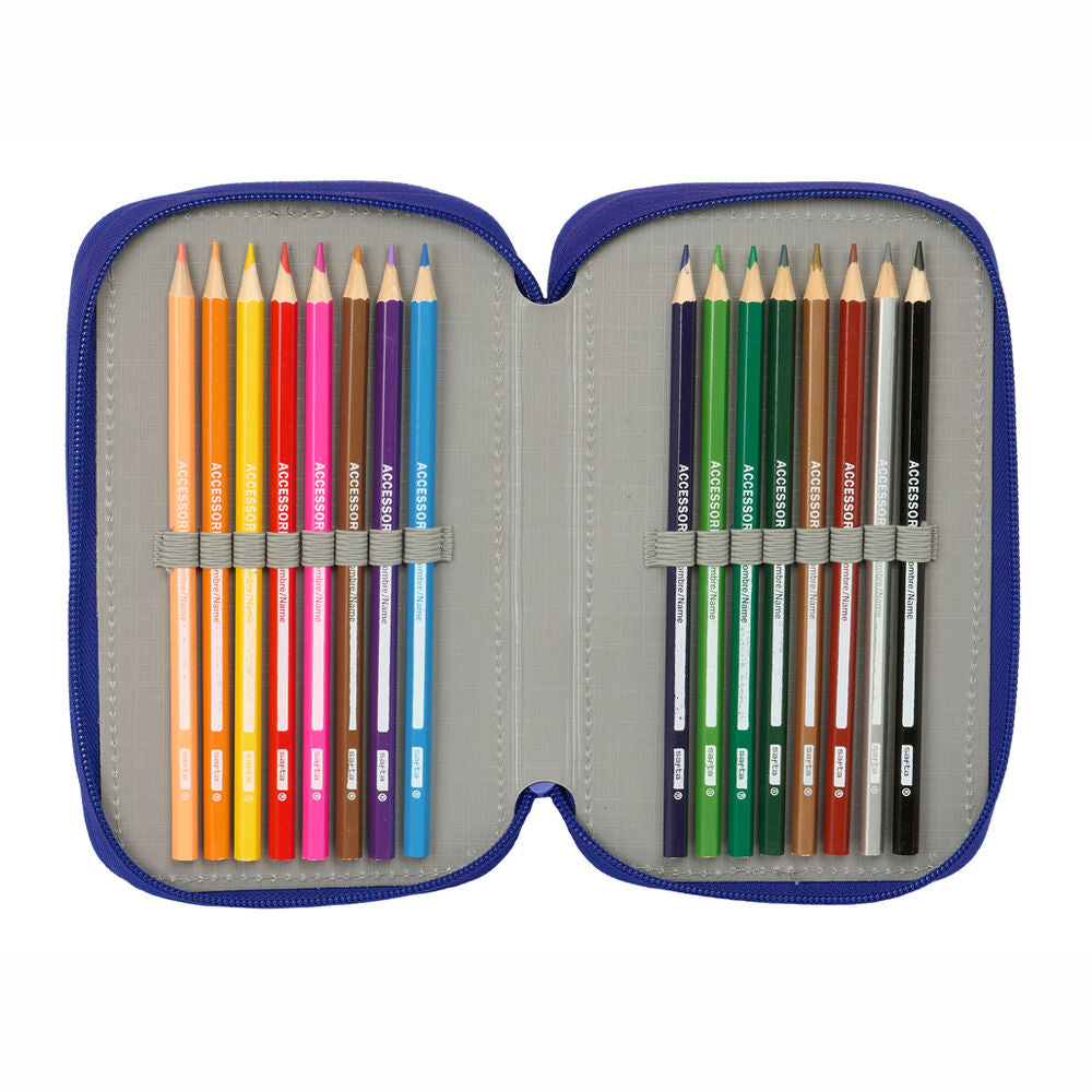 Estuche triple Atlético de Madrid 37uds