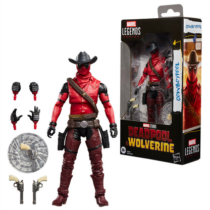 Cowboypool  Deadpool & Wolverine Marvel Legends Serie  15 cm