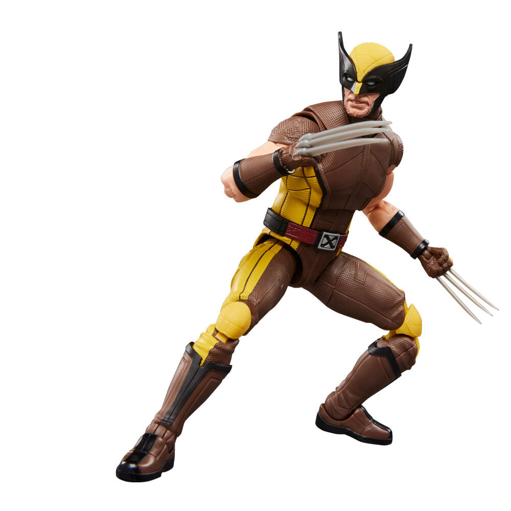 Figure Wolverine Brown Suit Deadpool & Wolverine Marvel Legends Series 15cm