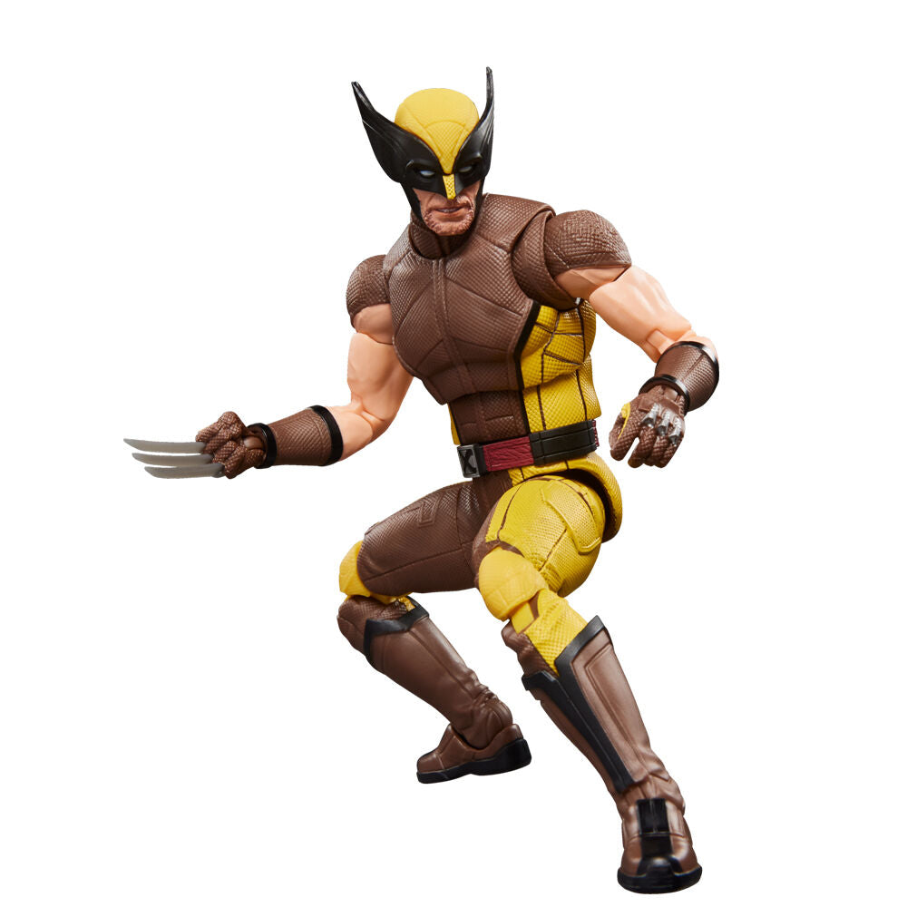 Figure Wolverine Brown Suit Deadpool & Wolverine Marvel Legends Series 15cm