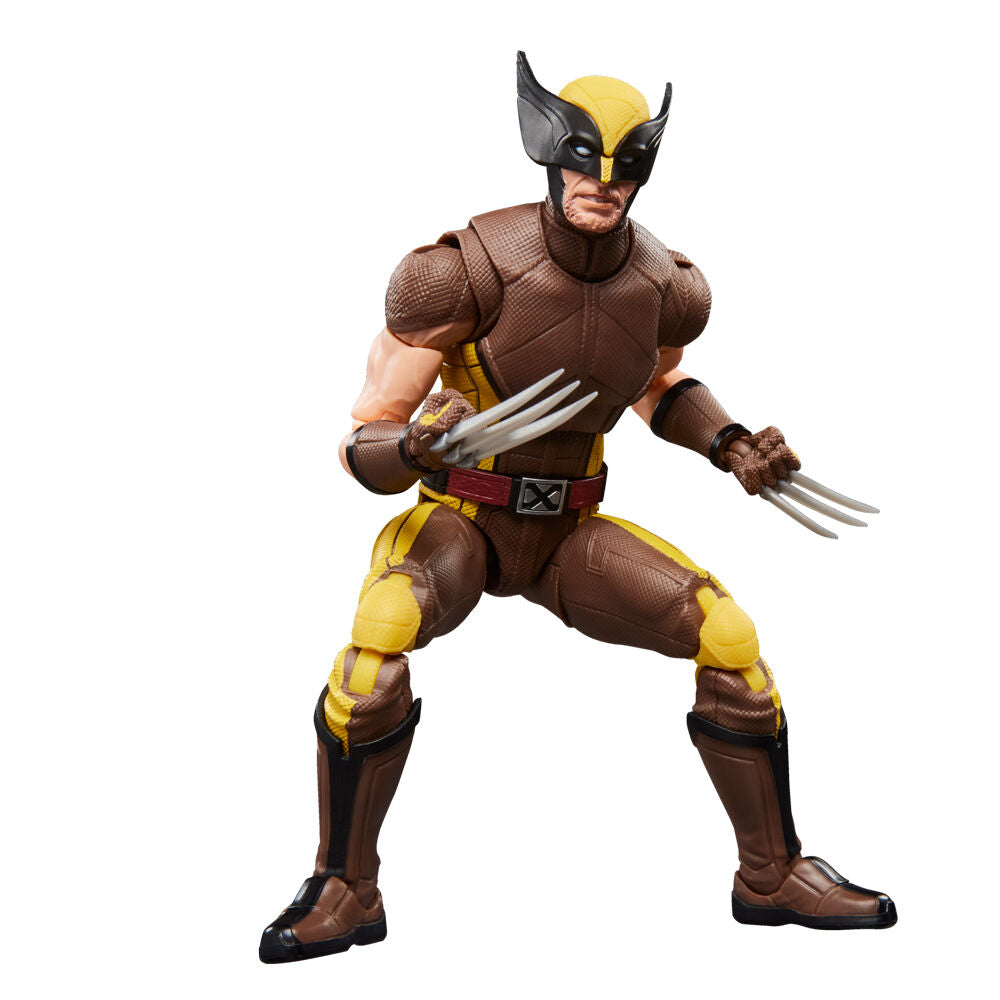 Figure Wolverine Brown Suit Deadpool & Wolverine Marvel Legends Series 15cm