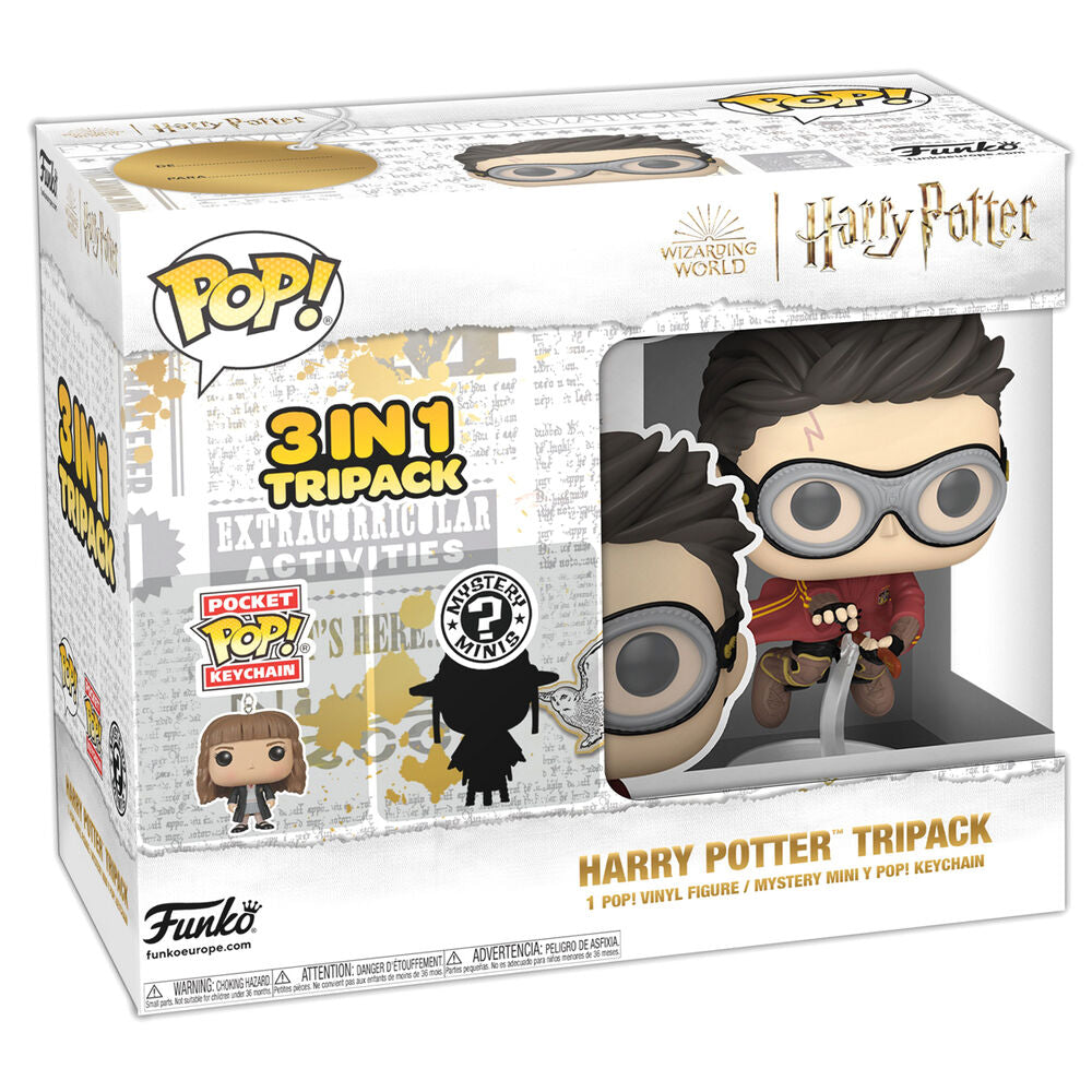 funko tripack pop  mystery mini  keychain harry potter