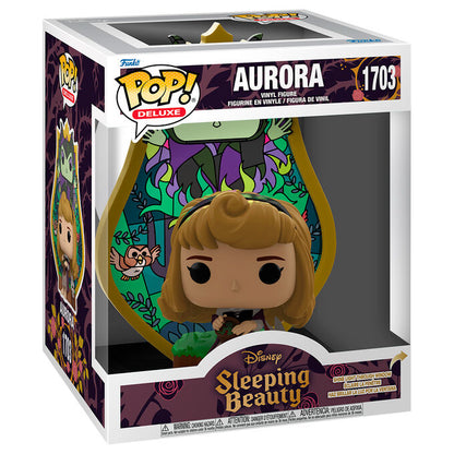 Disney POP Deluxe Dornröschen Aurora Maleficent Buntglasfigur