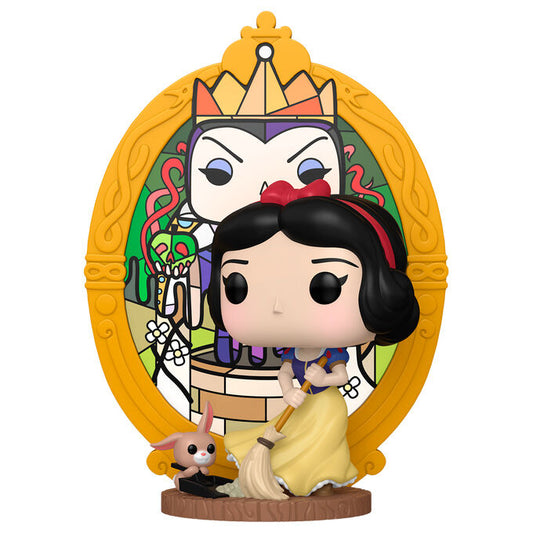 pop deluxe figure disney snow white snow white evil queen stained glass