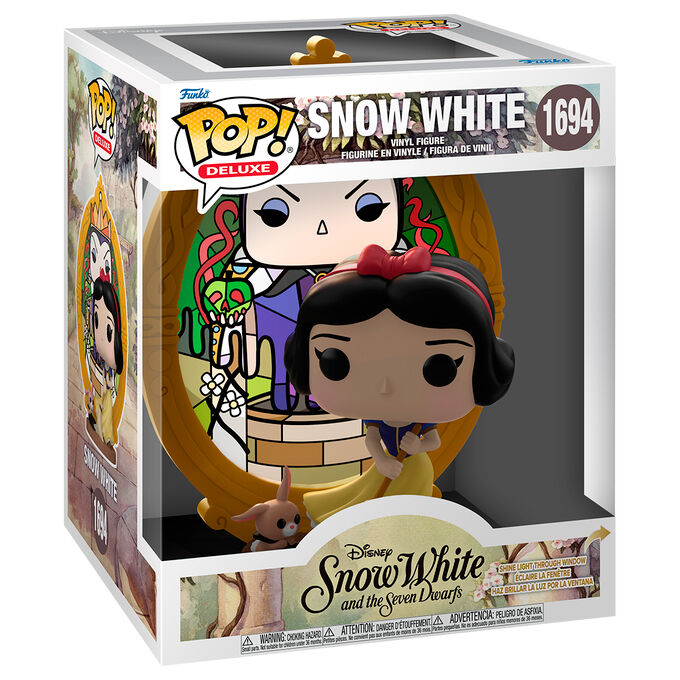 Figura POP Deluxe de Disney Blancanieves Blancanieves Reina Malvada Vitral