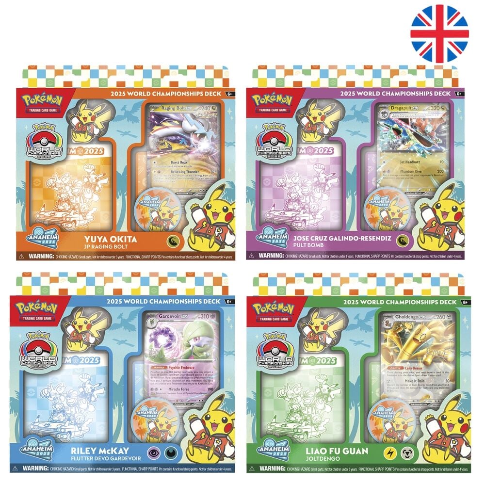 Decks du Championnat du monde Pokémon Q2  Jeu de cartes assorti (anglais)
