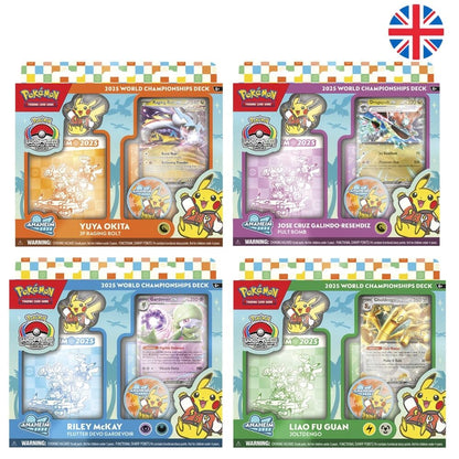 Decks du Championnat du monde Pokémon Q2  Jeu de cartes assorti (anglais)