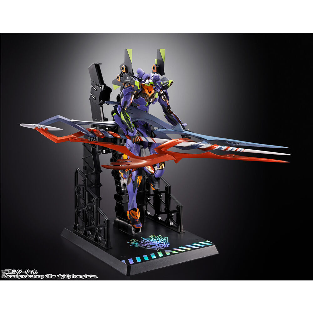 Figura Build Eva Test Type 01 30th com a Lança de Gaius Neon Genesis Evangelion 22cm