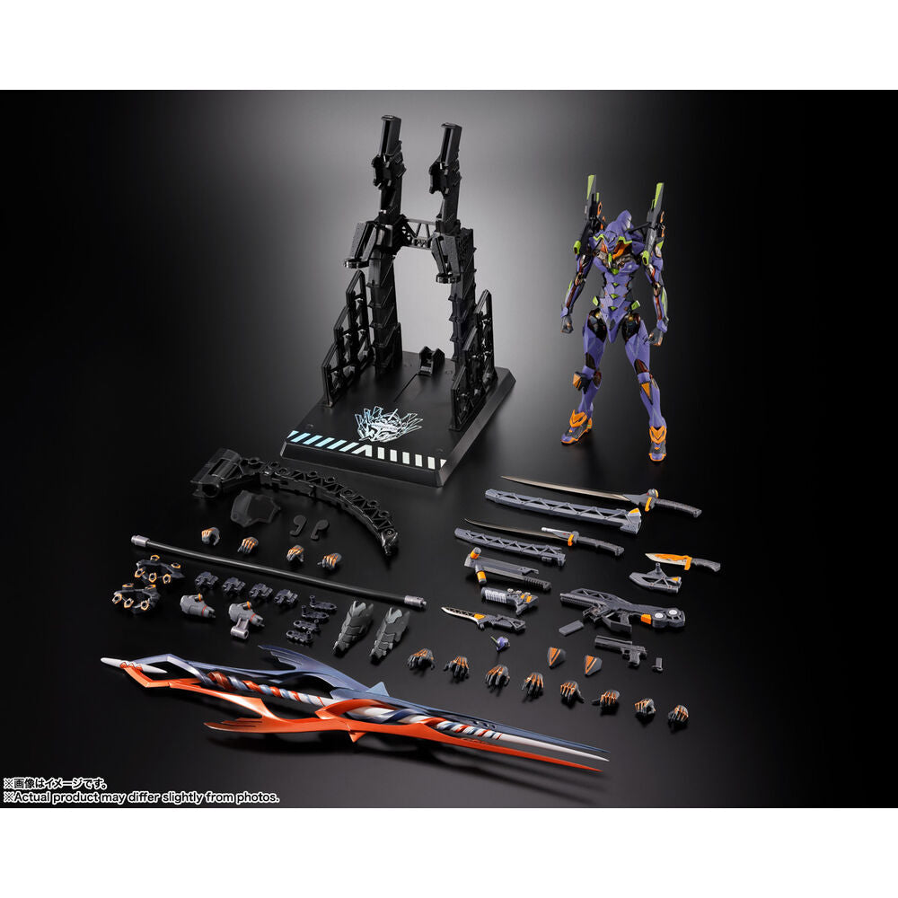 Figura Build Eva Test Type 01 30th com a Lança de Gaius Neon Genesis Evangelion 22cm
