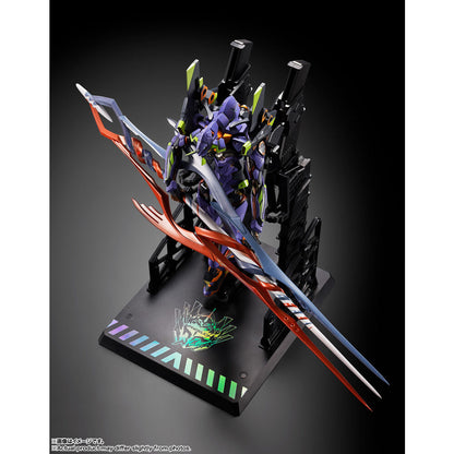 Figura Build Eva Test Type 01 30th com a Lança de Gaius Neon Genesis Evangelion 22cm