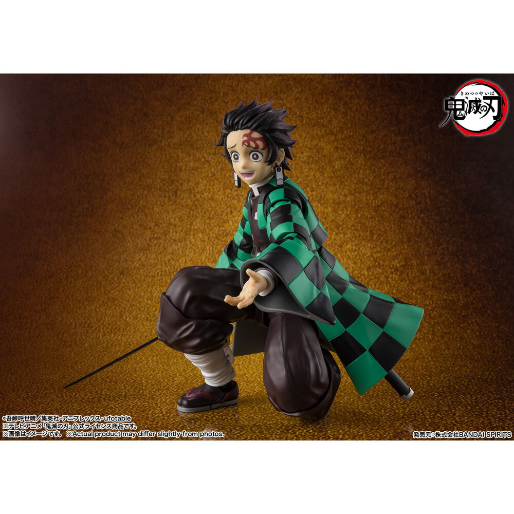Figure S H Figuarts Tanjiro Kamado The Final Battle in the Infinity Castle Demon Slayer Kimetsu no Yaiba 14cm