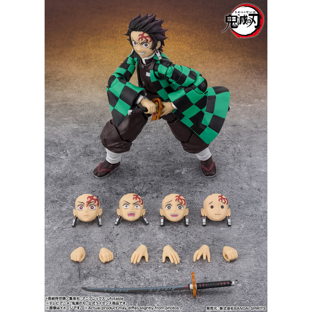 Figure S H Figuarts Tanjiro Kamado The Final Battle in the Infinity Castle Demon Slayer Kimetsu no Yaiba 14cm