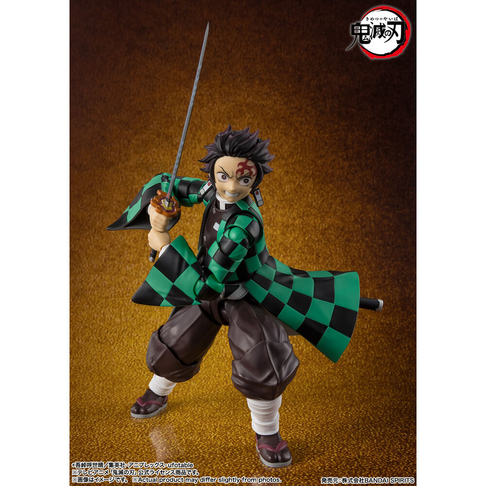 Figure S H Figuarts Tanjiro Kamado The Final Battle in the Infinity Castle Demon Slayer Kimetsu no Yaiba 14cm