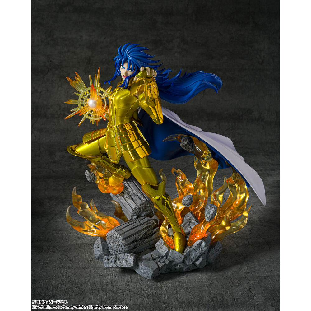 figuarts zero gemini saga metallic touch saint seiya figure 21cm