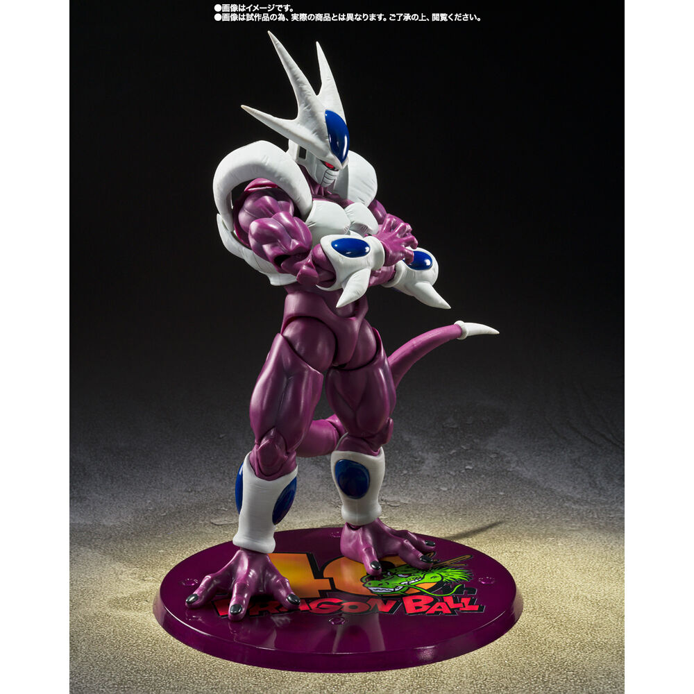 Action figure S H Figuarts Cooler Forma Finale Edizione Ristampa 40° Anniversario Dragon Ball 19 cm