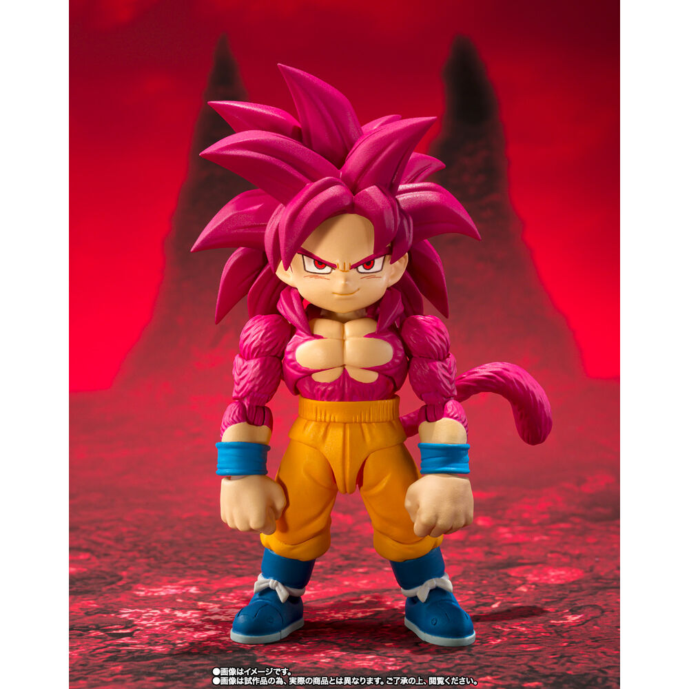 Figura S H Figuarts Super Saiyan Nivel 4 Son Goku Dragon Ball Daima 8cm