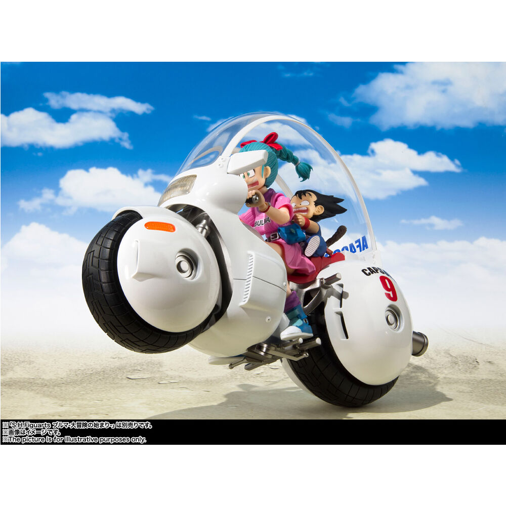 Figurine S.H. Figuarts Bulma's Motorcycle Hoipoi Capsule No. 9 Dragon Ball 17cm