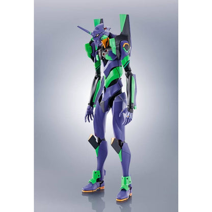 evangelion test type 01 figure  spear of cassius renewal color edition reissue robot spirits evangelion: 30 10 thrice upon a time 7cm