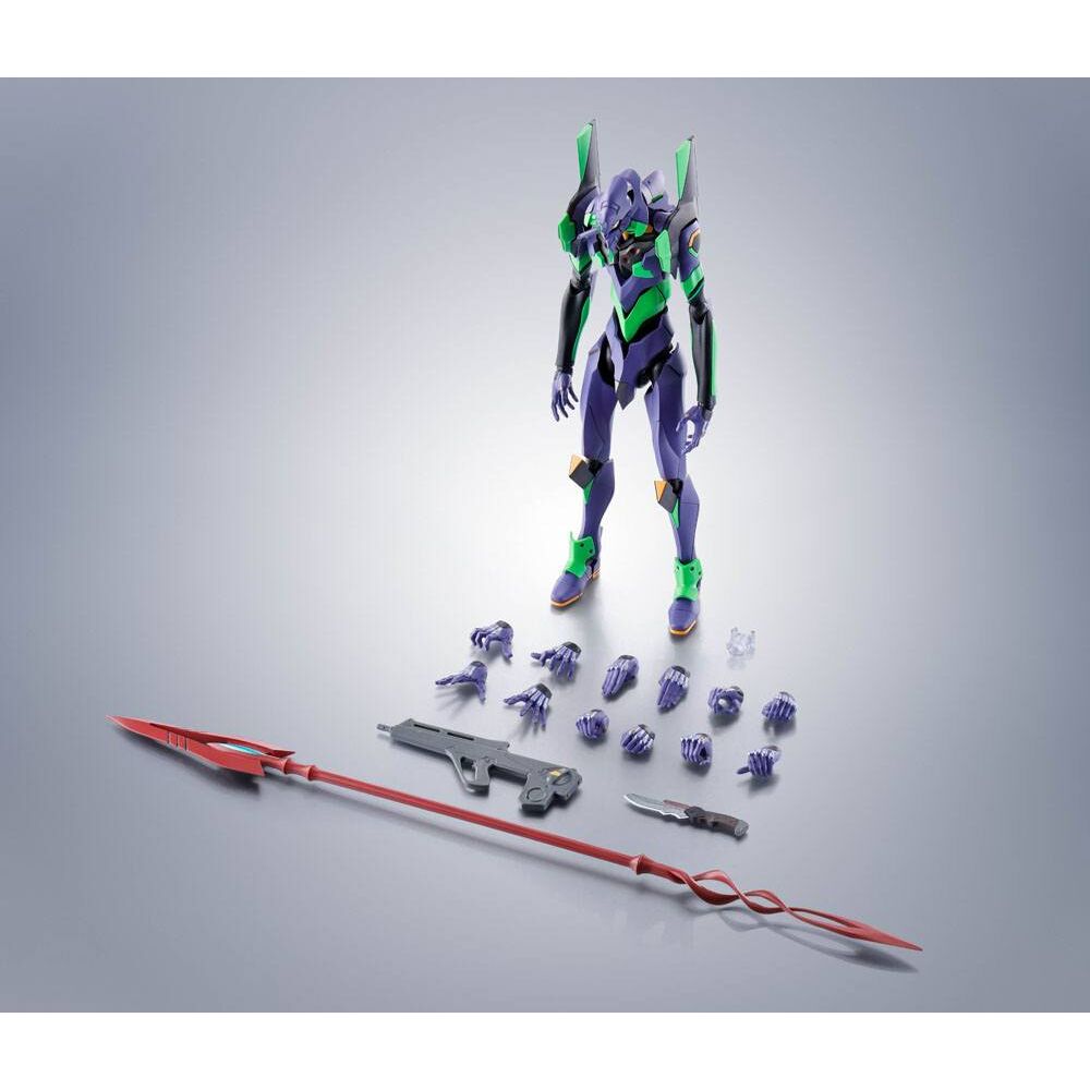 Evangelion Test Typ 01 Figur + Speer des Cassius (Neuauflage in Farbe) Robot Spirits Evangelion: 3 0+1 0 Dreimal zuvor (7 cm)