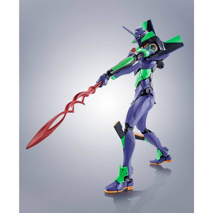 Evangelion Test Typ 01 Figur + Speer des Cassius (Neuauflage in Farbe) Robot Spirits Evangelion: 3 0+1 0 Dreimal zuvor (7 cm)