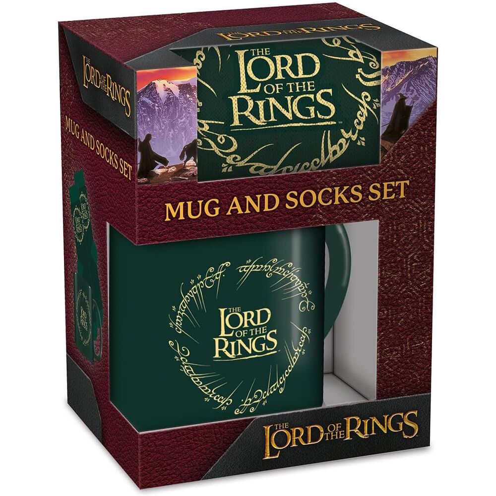 lord of the rings mug and socks set
