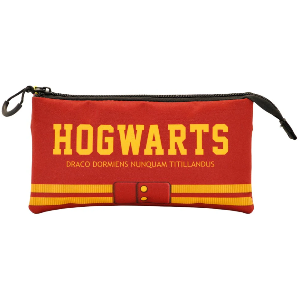 Astuccio triplo di Harry Potter con il logo di Grifondoro