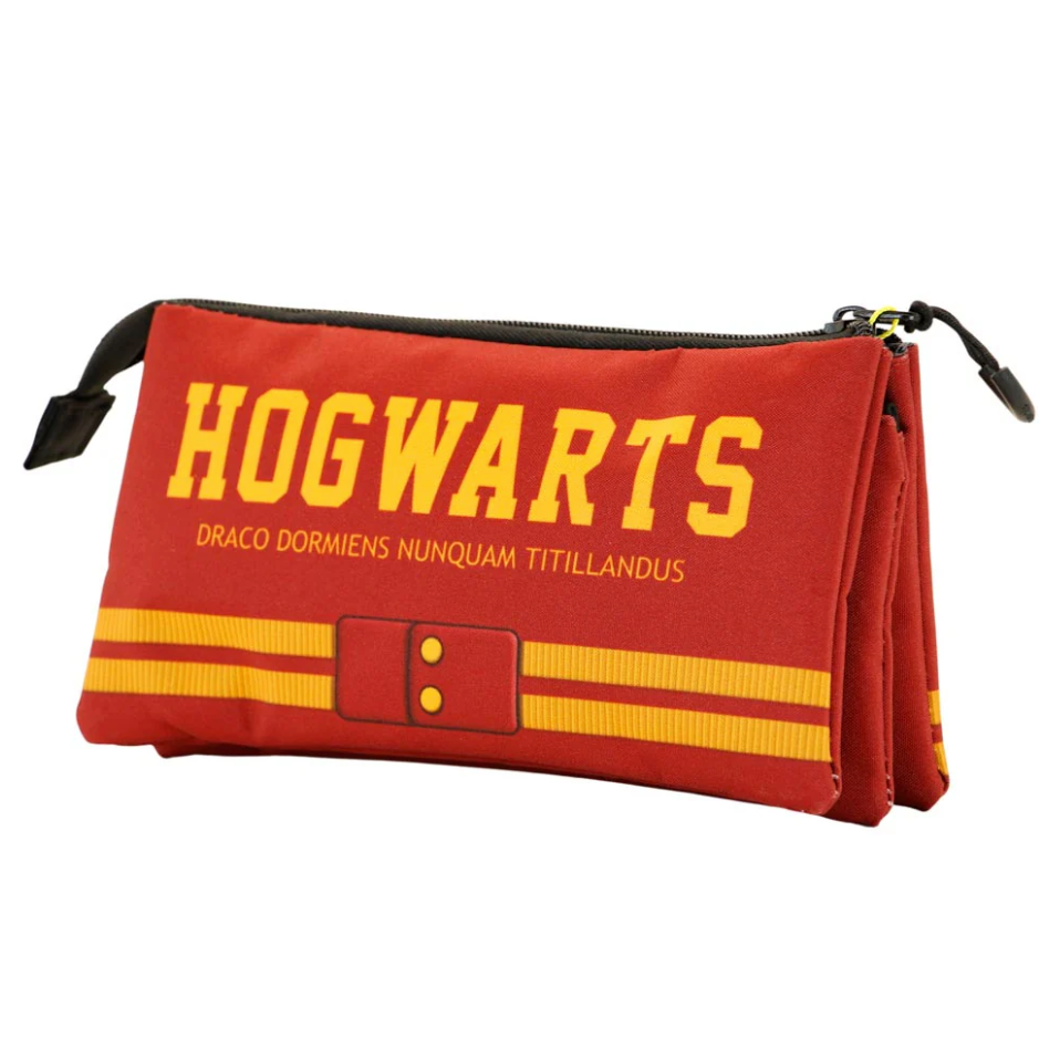 Astuccio triplo di Harry Potter con il logo di Grifondoro