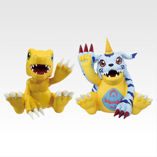Figure Ichibansho Agumon & Gabumon Clash of Light and Darkness Digimon Adventure 7cm
